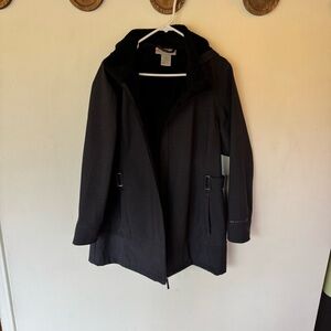 Free Country Women's Black fleece lined winter Coat size 1X